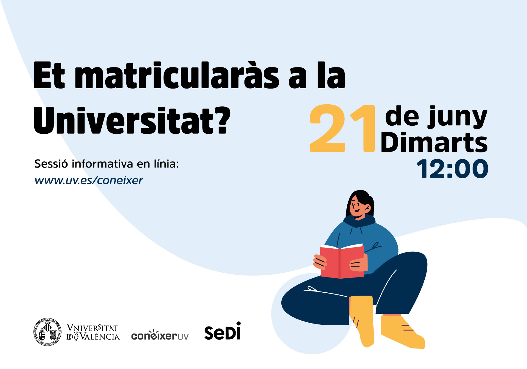 Imagen sesión informativa ¿Te matricularás en la Universitat?