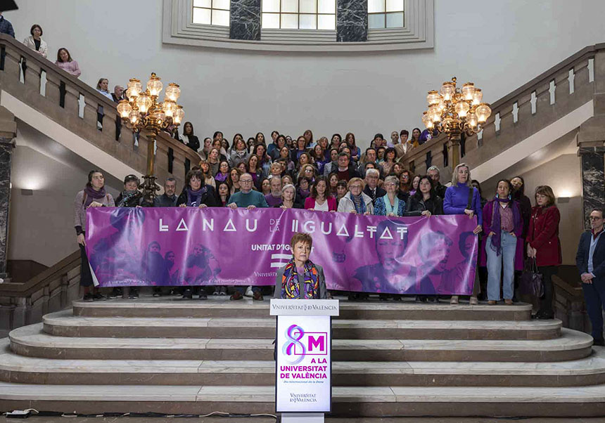 8 de marzo en la Universitat de València