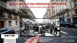 EL QUE RESTA De UNA PRIMAVERA: 1968-2018 - Jornadas de estudio sobre Mayo de 1968