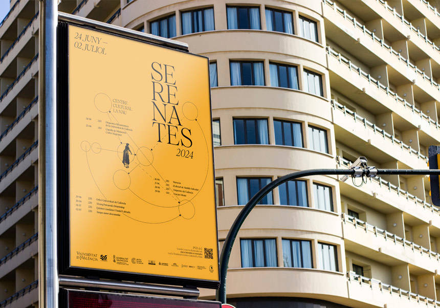 El cartell de Serenates 2024 és una creativitat de l'alumne de l'EASD Ignacio Carrera.
