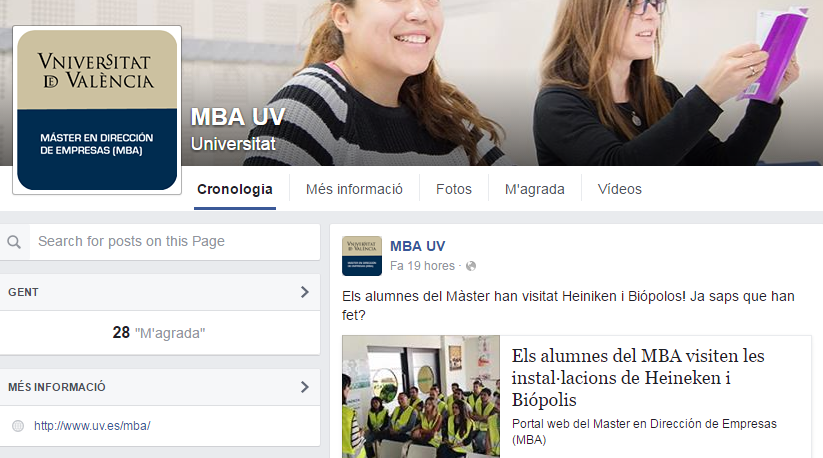 facebook mba