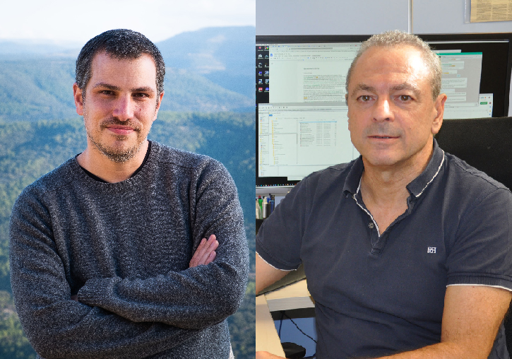 (From left to right). Iñaki Comas, CSIC researcher; and Fernando González Candelas, professor of Genetics at the University of Valencia.