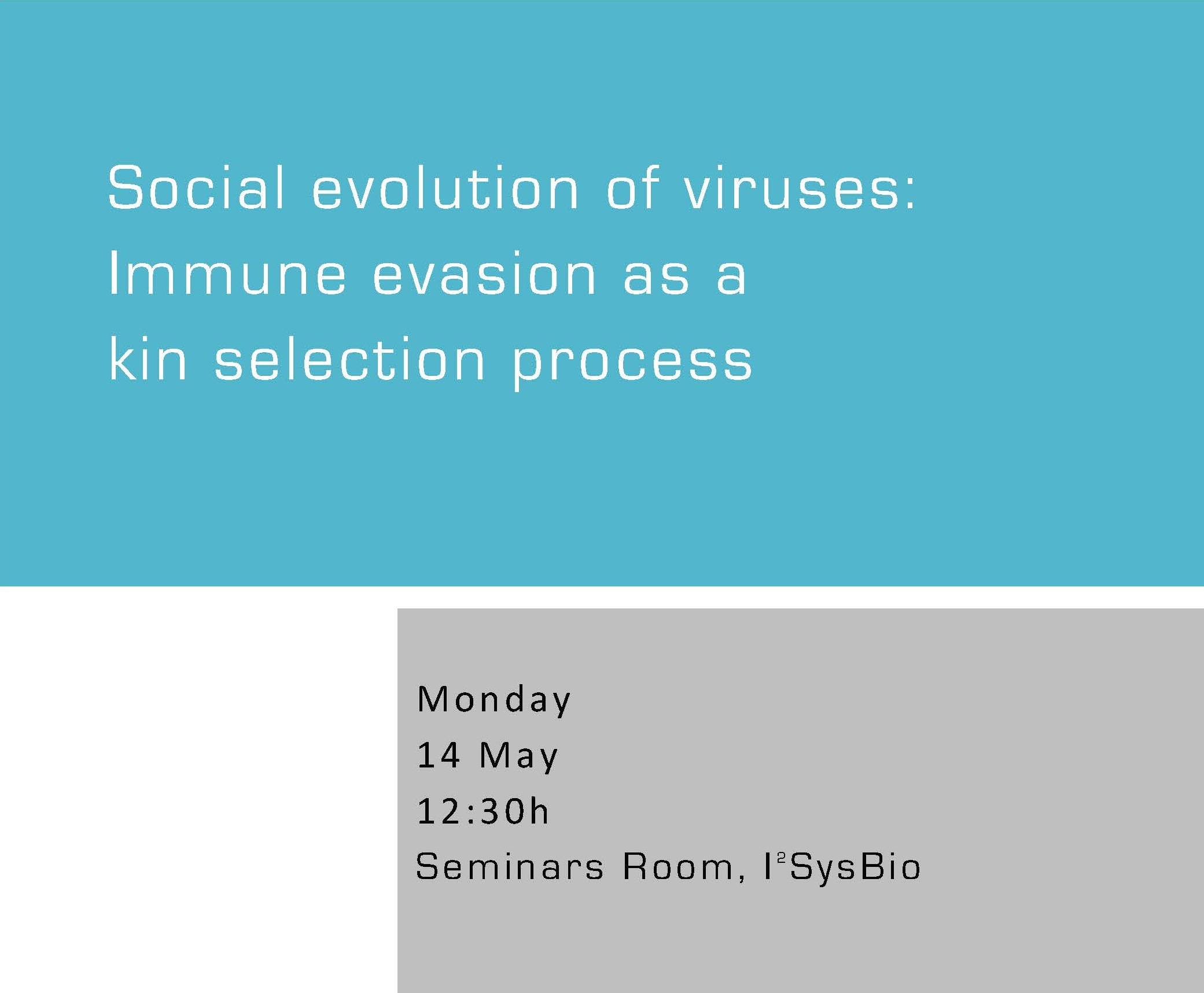 Social evolution of viruses: Immune evasion as a kin selection process