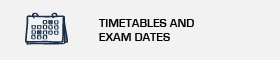 Undergraduate degrees timetables and examans