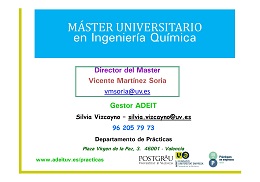 Charla prácticas externas: Lunes 18 de noviembre a las 13:30 en el aula 4.1.3, charla de ADEIT sobre la gestión de las prácticas externas en el Máster