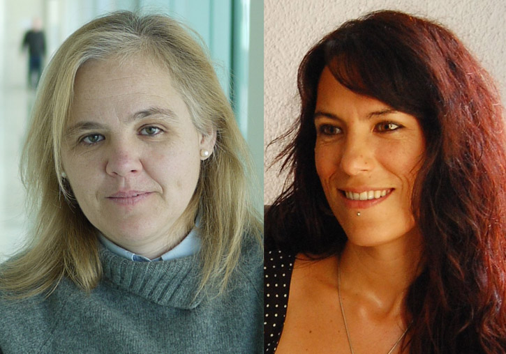 Beatriz Santamarina (esquerra) i Eva Mompó, professores del Departament de Sociologia i Antropologia Social de la Universitat de València.