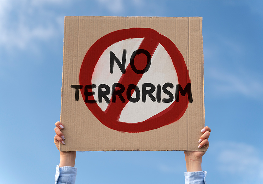 Cartell La lluita contra el terrorisme internacional