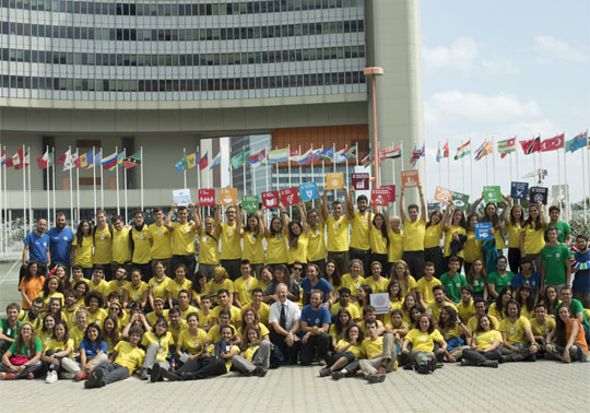 Participants europeus en el projecte Carlemany.