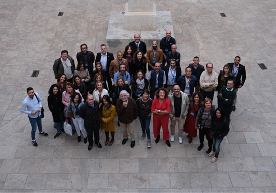 Integrantes de las jornadas AUGAC en La Nau de la Universitat de València.