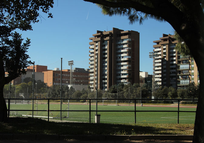 Instal·lacions esportives del Campus de Blasco Ibáñez.