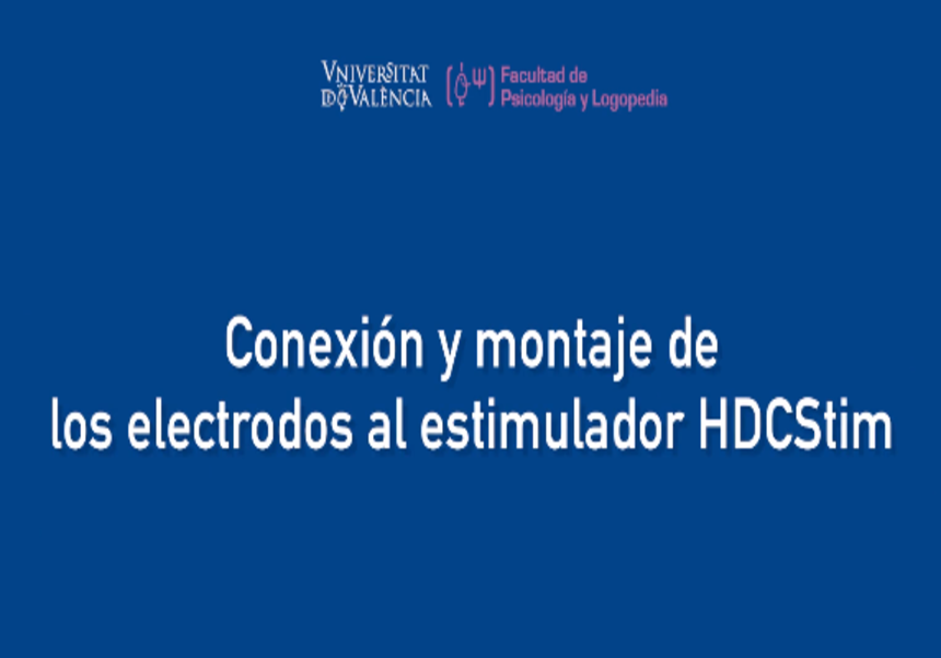 Connection and setup of the tDCS electrodes