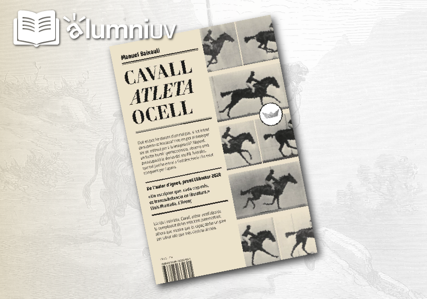 Imagen del evento:Portada del libro "Cavall, Atleta, Ocell" de Manuel Baixauli