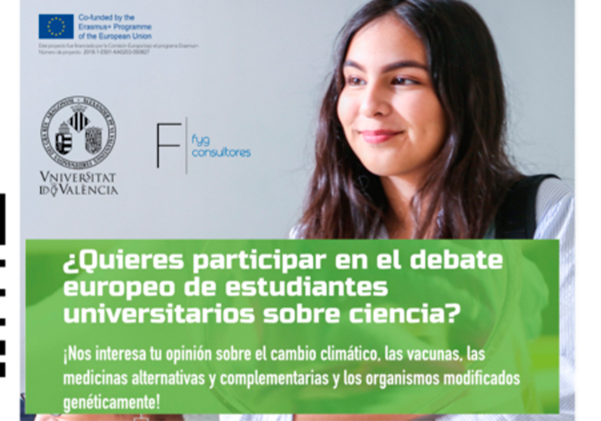 El proyecto PERSIST_EU abre nuevamente el proceso de inscripción del ciclo de debates universitarios sobre ciencia