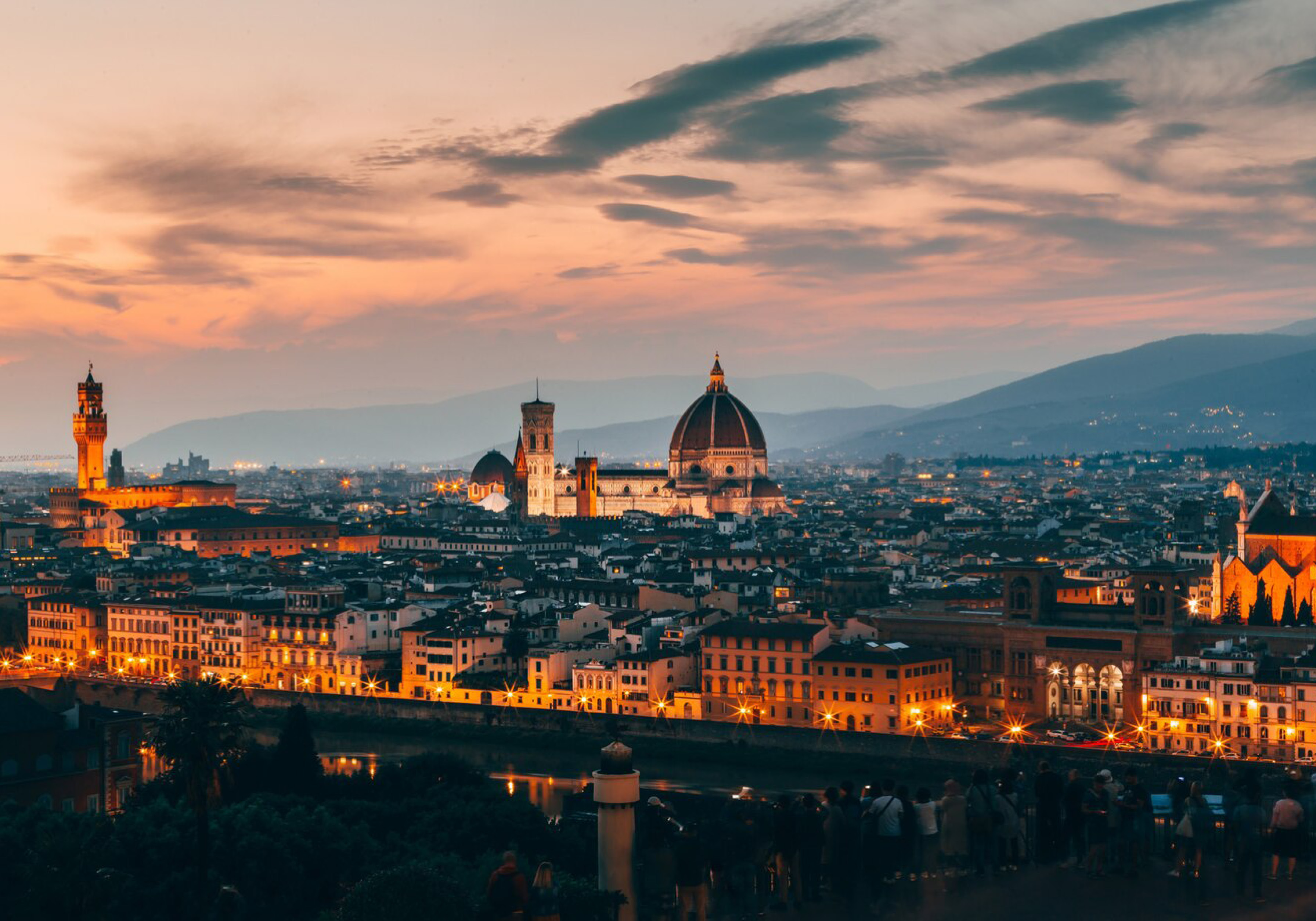 Vista de la ciudad de Roma
