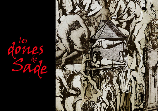 Cartell de l'obra 'Les dones de Sade'.