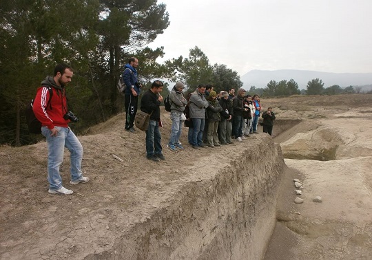 Estudiantes de arqueología