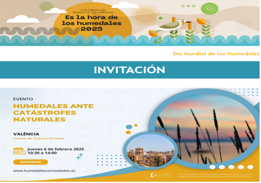 Jornada Humedales ante catástrofes naturales