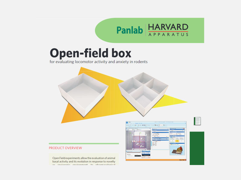 Open field box Harvard Apparatus LE800SCW