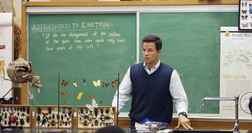 A man teaching class