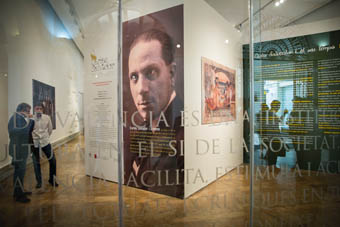 Imagen de sala de la exposición sobre Carles Salvador.