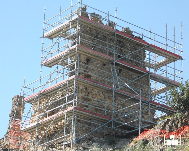 Consolidació parcial i posada en valor del castell de Turís 2010-12
