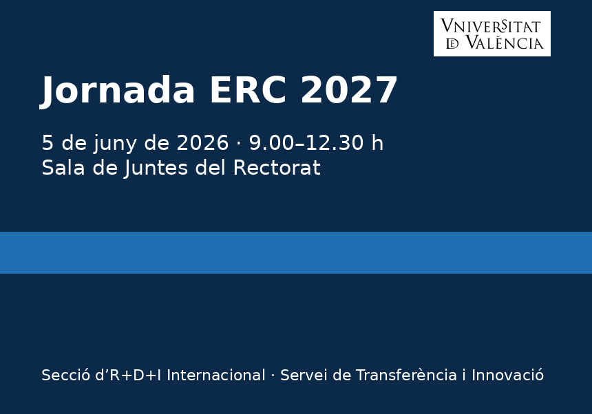 Imatge del esdeveniment:Jornada informativa a la UV sobre l'ERC