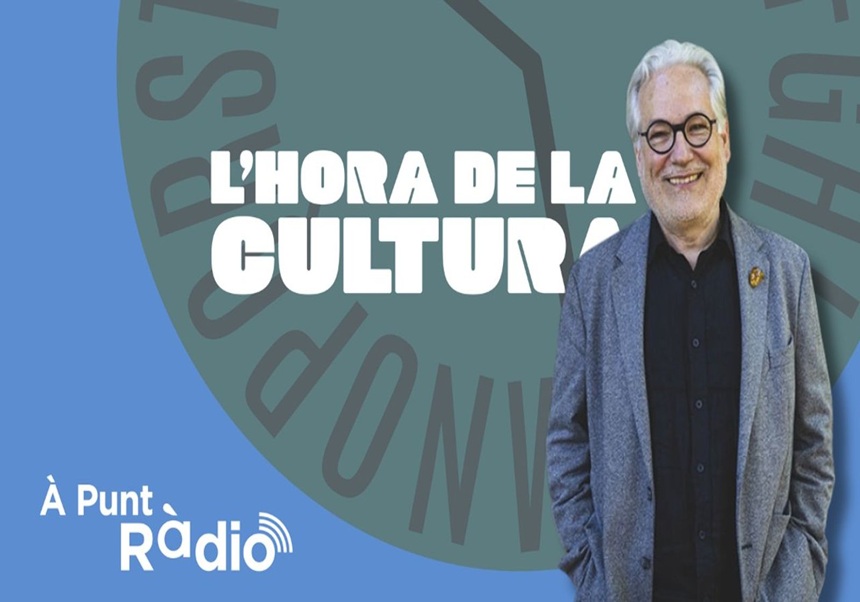 Juli Peretó en el programa L’hora de la Cultura de À Punt ràdio