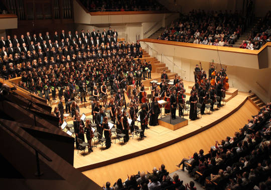 Foto d'arxiu del Concert de Nadal al Palau de la Música del 2016.