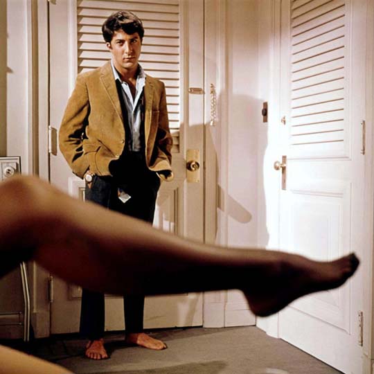 A man and a woman's leg