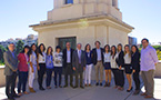 Equip futbol femení amb el Rector