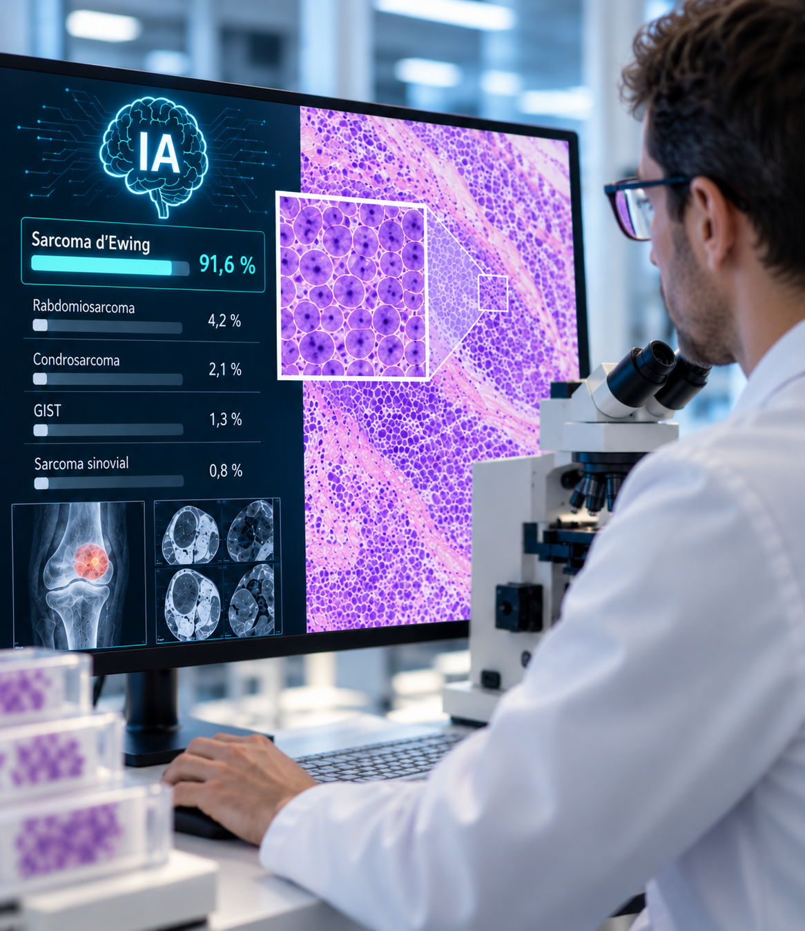 Investigador UV (imatge realitzada amb IA)