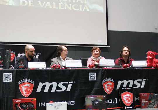 Presentació a l'ETSE del I Torneig League of Legends de la Universitat de València.