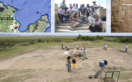 Excavacions arqueològiques en la ciutat fenici-púnica de Utica (Zana, Tunísia).