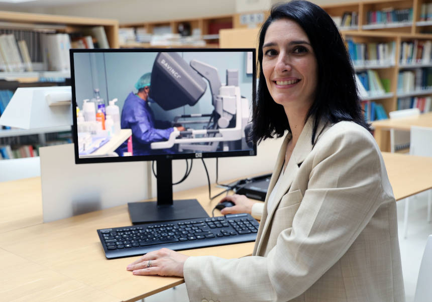Sara García Álvarez, the author of the thesis at the University of Valencia.