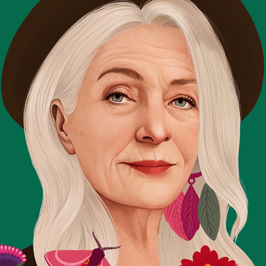 Ilustración cara de mujer