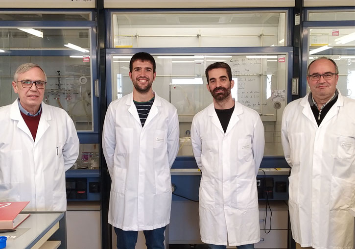 (From left to right). José R. Pedro, Jaume Rostoll, Carlos Vila and Gonzalo Blay.
