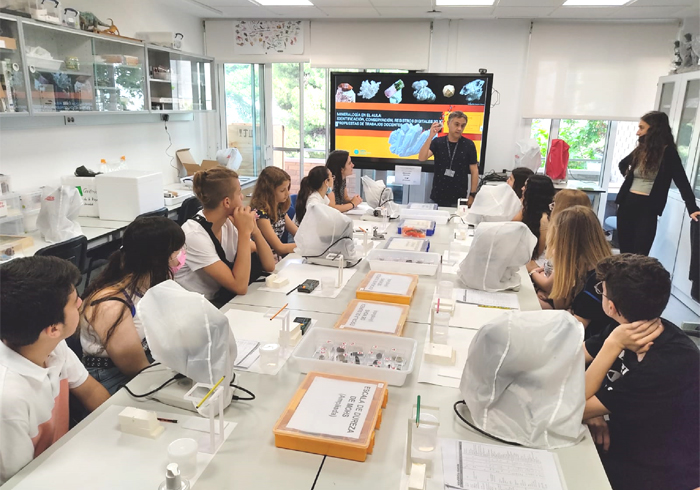 Visita de l'institut San Vicente Ferrer-Hermanos Maristas