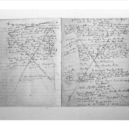 Fotografía de un manuscrito