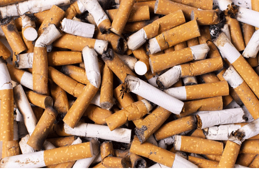 colillas de cigarros