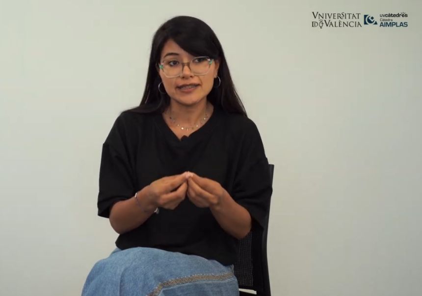 Johanna Andrade, investigadora del Grupo de Biodegradación y Compostabilidad en AIMPLAS