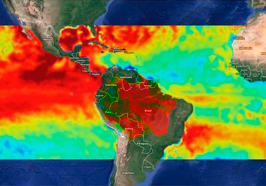 Mapa Térmico Amazónico