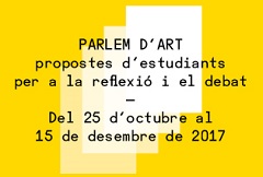 Cartel Parlem d'art