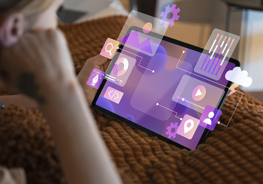 Fotografía de una pantalla