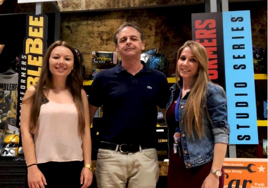 Madalina Jianu, Nelo Sogo y Carla Parra Pons