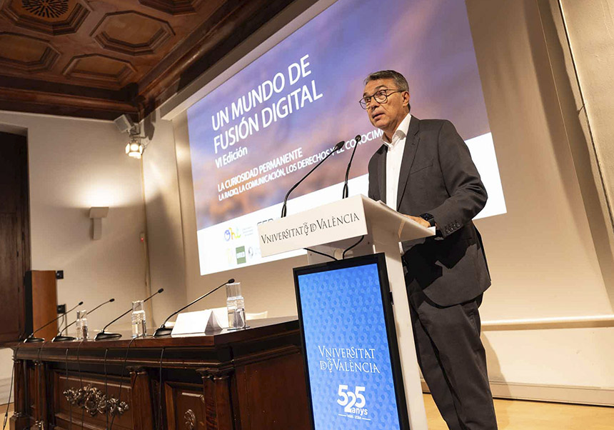 Bernardo Guzmán en la apertura de la jornada