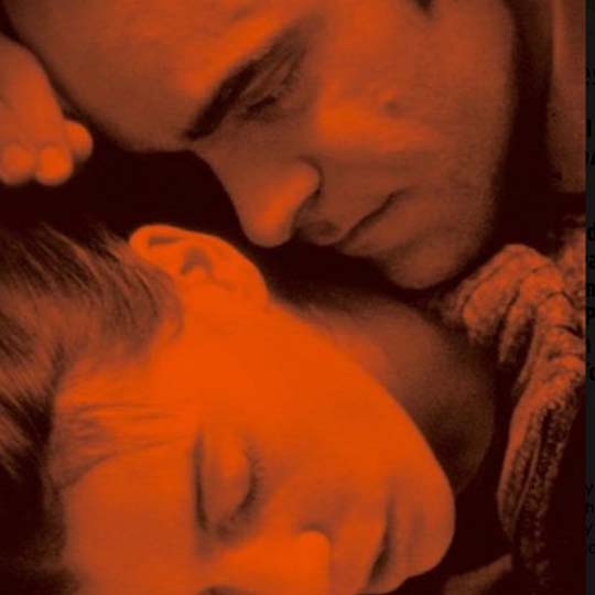 Poster detail. A woman and a man