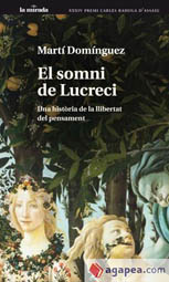 Book cover of 'El somni de Lucreci', of Martí Domínguez.