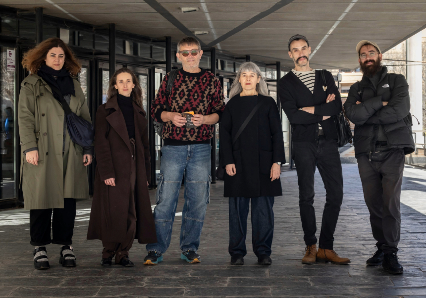 Alba Mayol, María García Sánchez, Rafael Tormo, Teresa Marín García, Noé Bermejo i Álvaro Porras Soriano (d’esquerra a dreta). / Foto Miguel Lorenzo.
