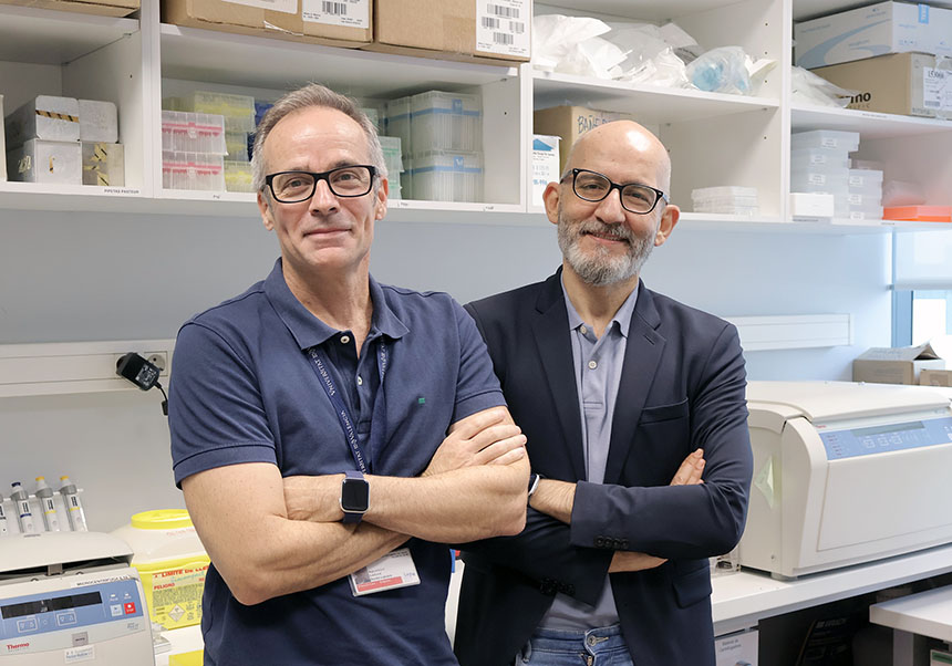 Desde la izquierda, Agustín Lahoz, Julián Carretero