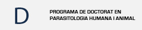 S'obrirà una nova finestra. Doctorat en parasitologia humana i animal